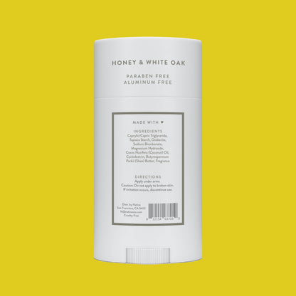 Professional studio shot of Native deodorant stick