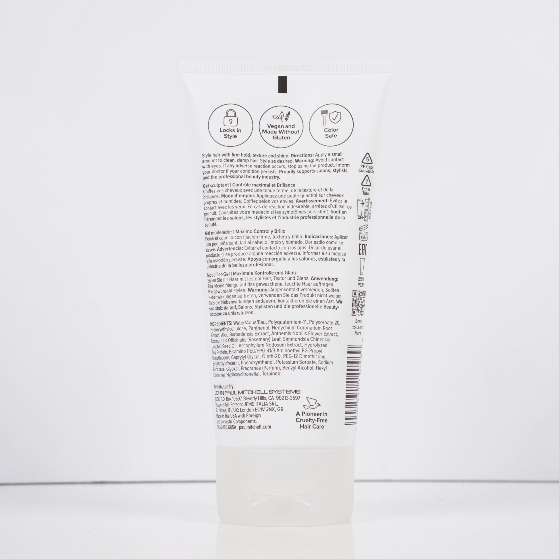 Paul Mitchell firm style hair gel texture and high shine styling finish