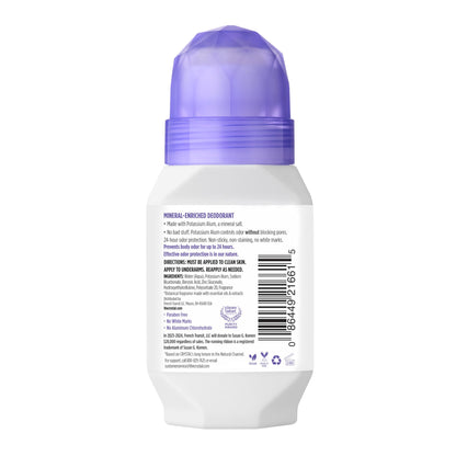 Crystal Essence lavender and white tea roll on underarm care solution close up shot