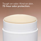 Native natural deodorant ingredients and back label