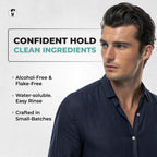 Gentlemen Republic sixteen ounce molding gel showing texture and high shine formula