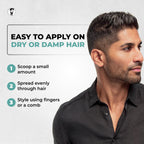 Close-up look at Gentlemen Republic refined molding gel packaging for premium hairstyles