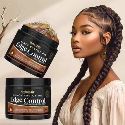 Dolahair hair styling wax jar showcasing product texture