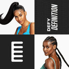 Side view of authentic Eco Style imported hair gel for curl definition and frizz control