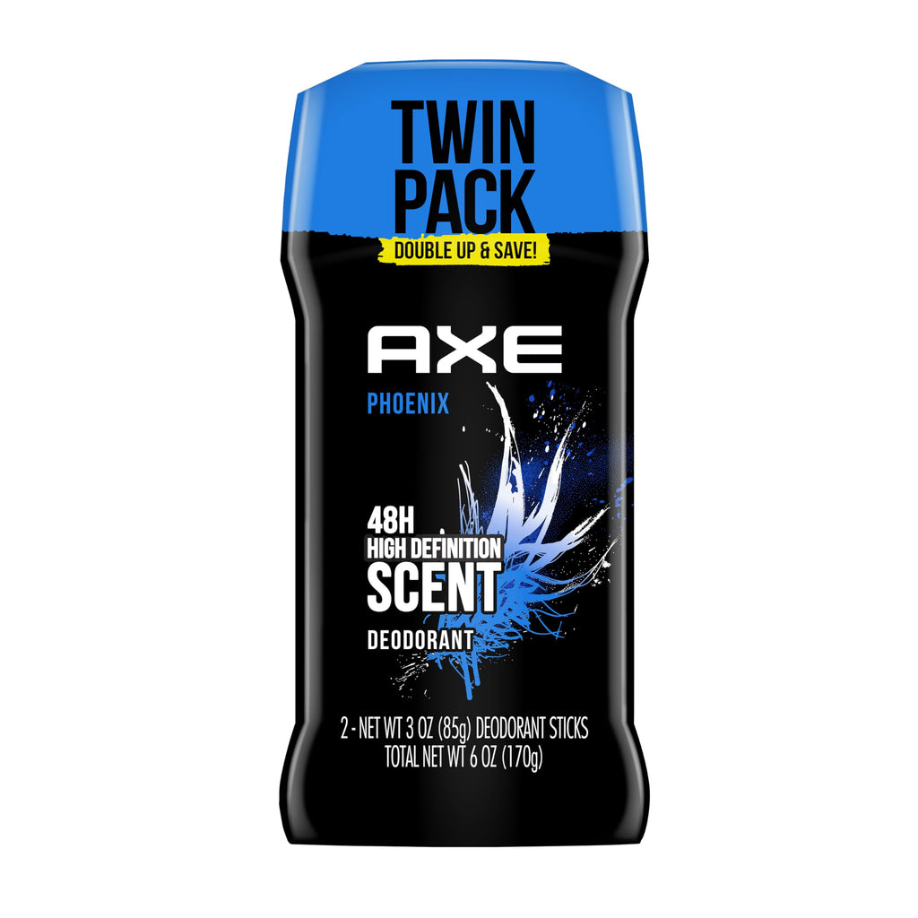 Axe crushed mint and rosemary deodorant stick packaging