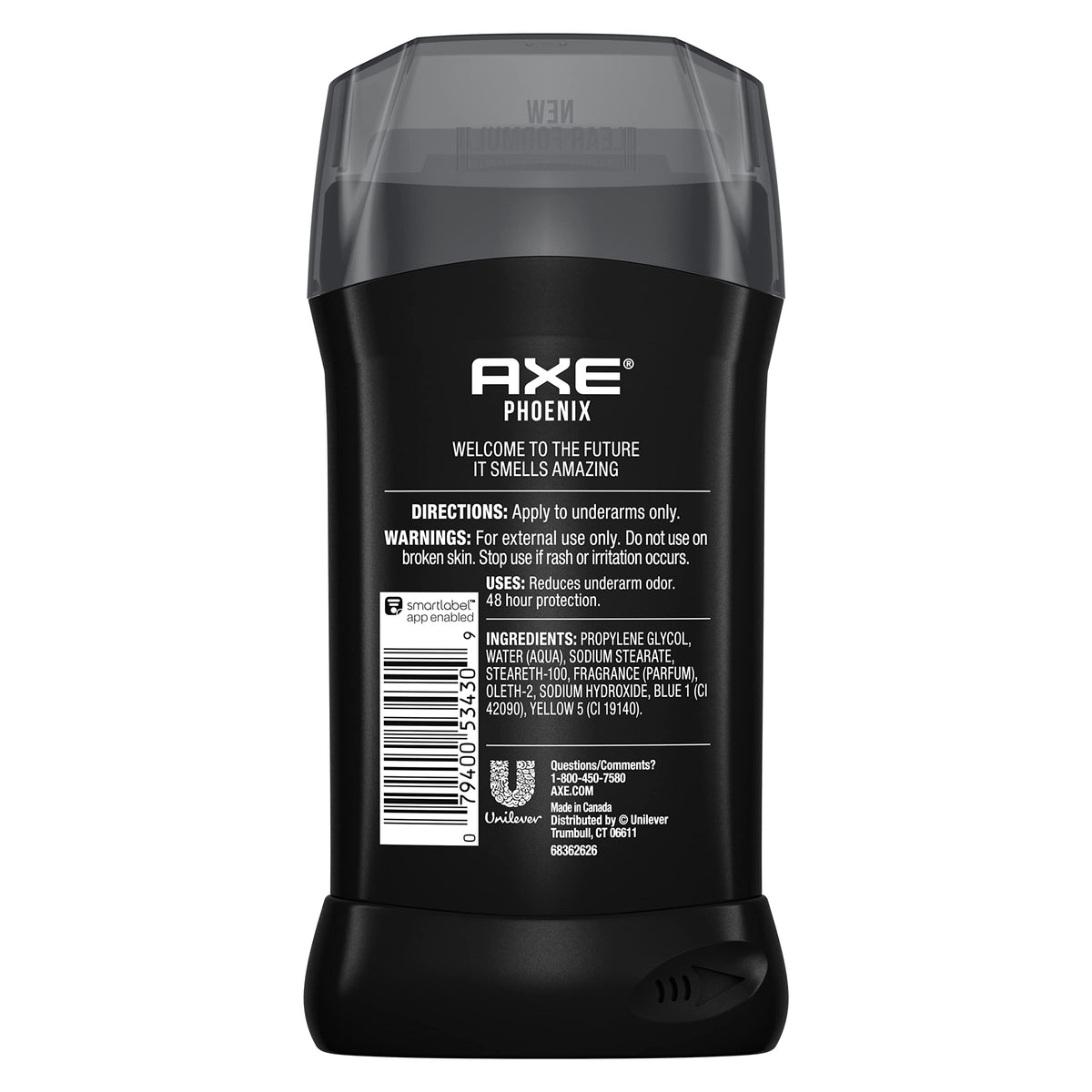 Axe aluminum free deodorant stick twin pack containers