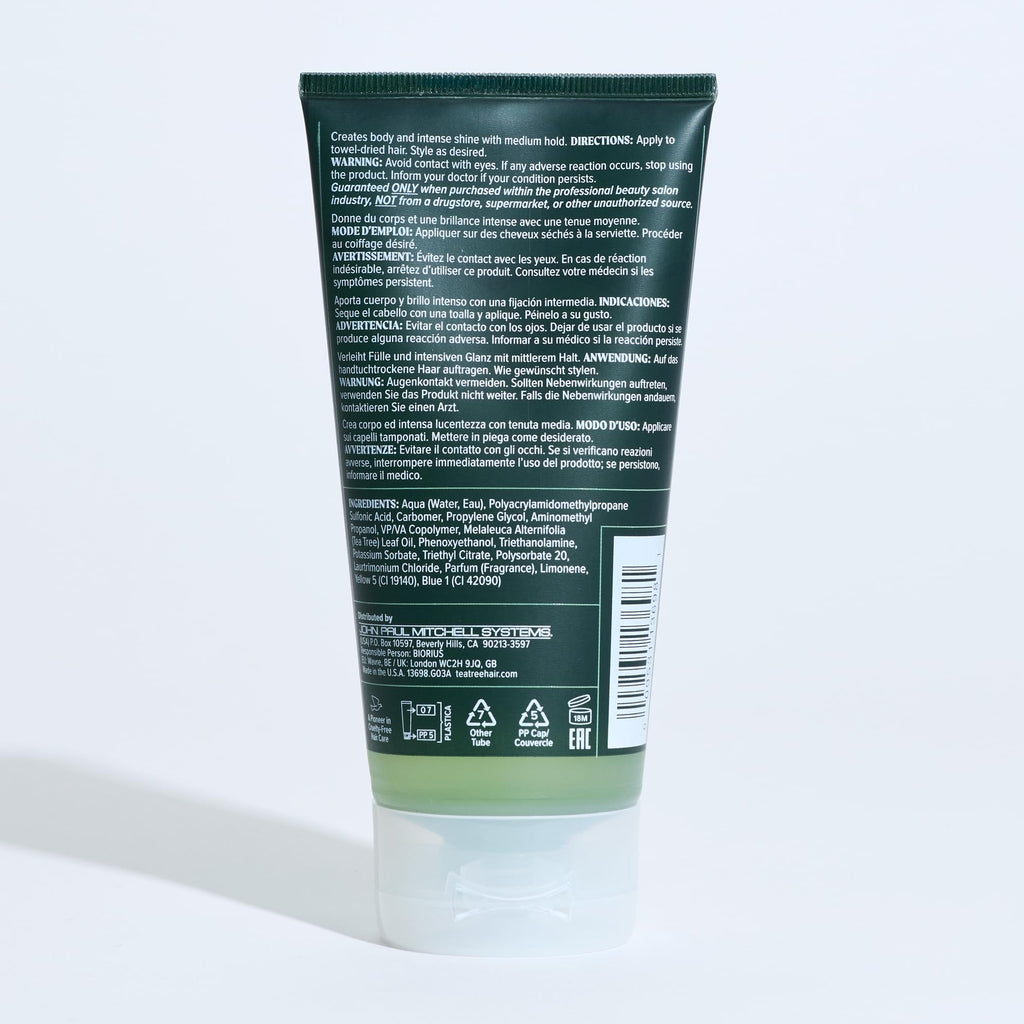 Travel size seventy five milliliter hair gel tube for body building styles