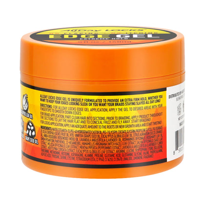 Flake free extreme hold edge gel infused with olive and eucalyptus oils.