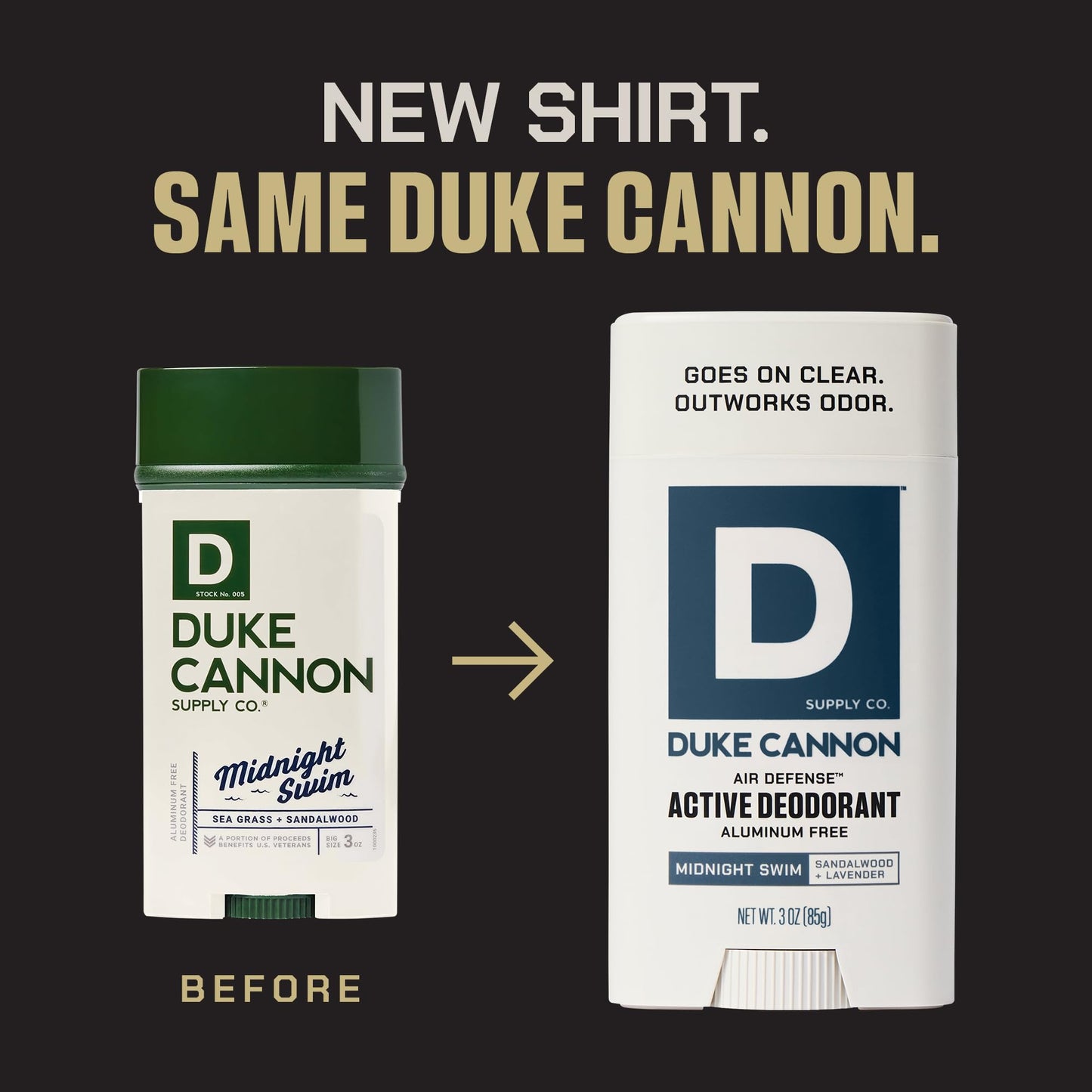 Duke Cannon Air Defense deodorant stick packaging