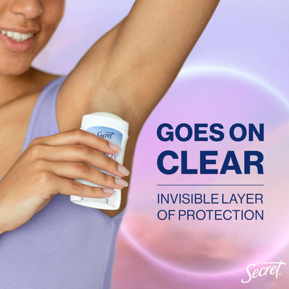 Back view of Secret whole body deodorant stick