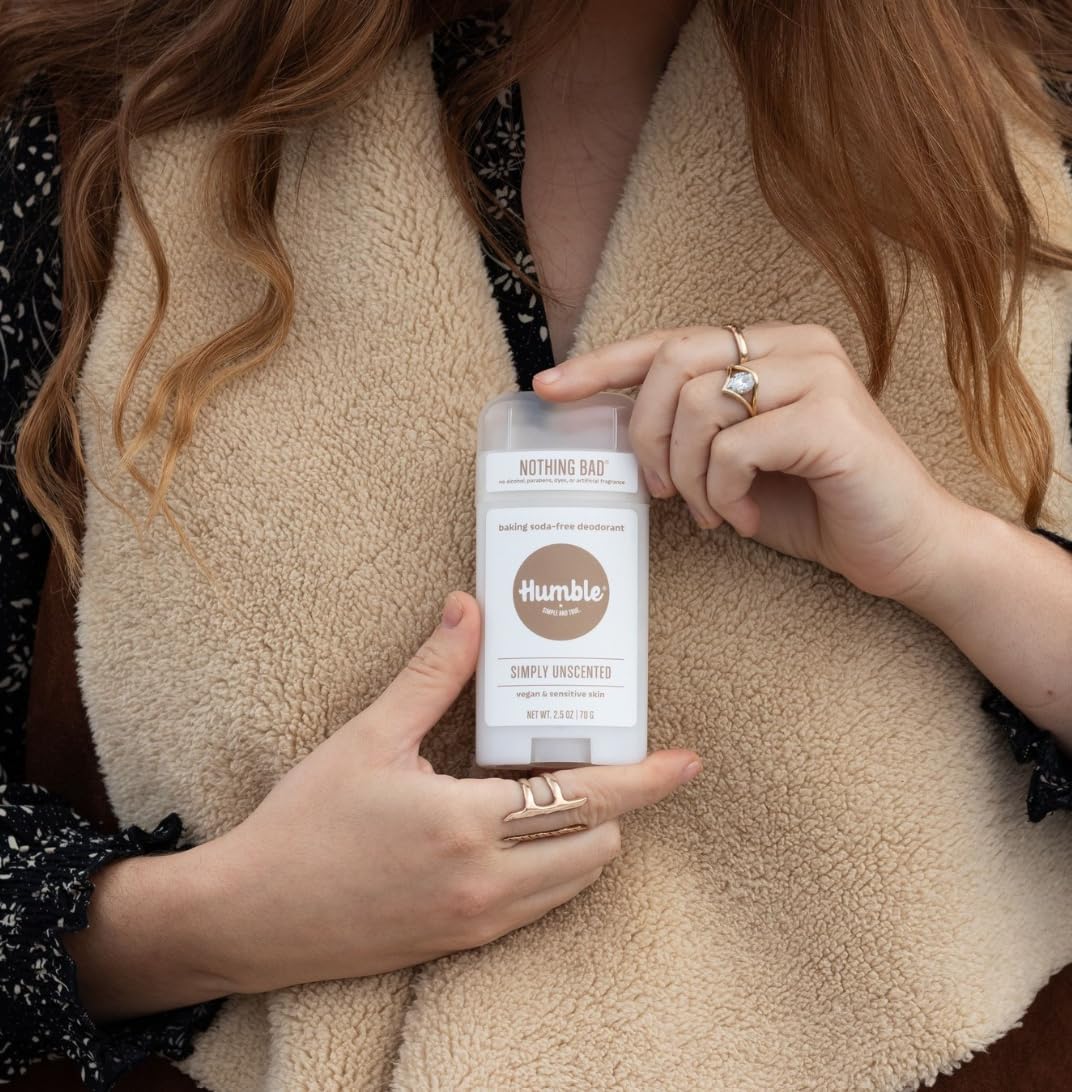 Humble Brands unscented natural deodorant packaging