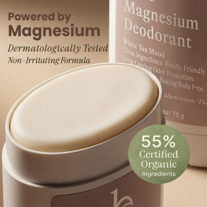 Natural ingredients list on Beauty by Earth deodorant packaging