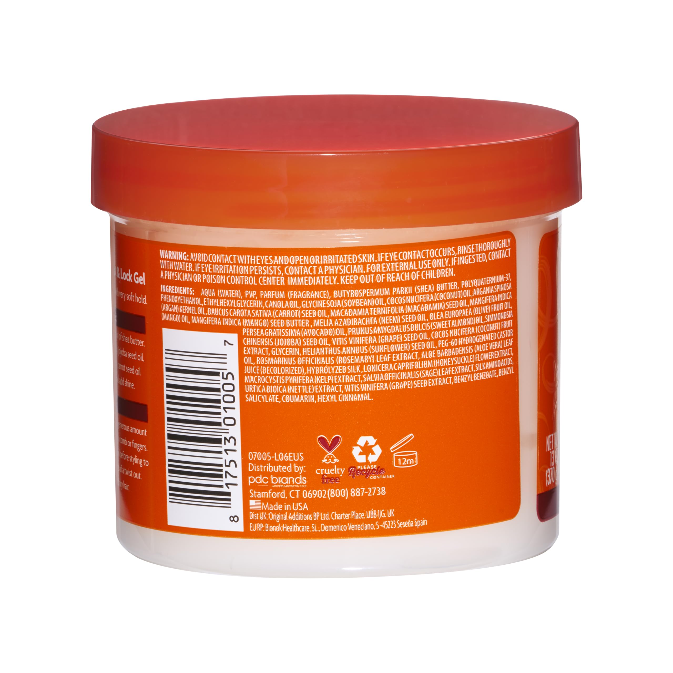 Cantu natural hair moisturizing twist gel texturized hair styling cream for frizz control
