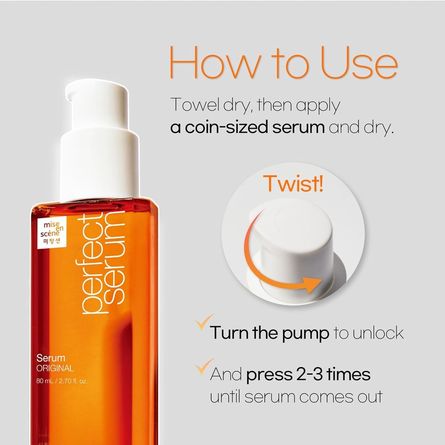 Imported Mise En Scene hair smoothing treatment bottle on a clean background