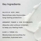 Phlur Vanilla Skin Natural Deodorant open cap showing texture