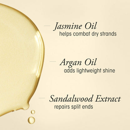 Premium Oribe imported hair oil bottle showing the luxury packaging texture.