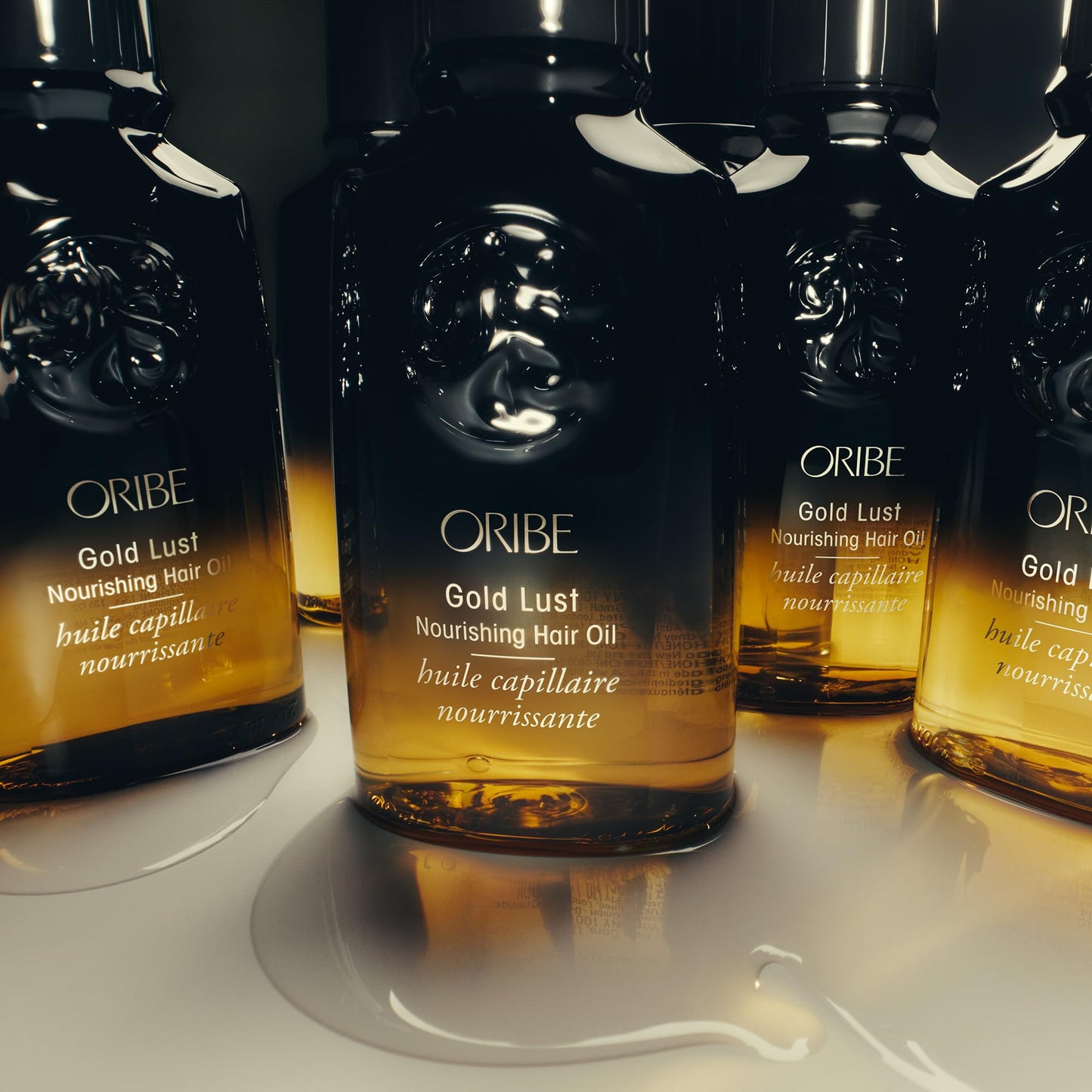 Oribe Gold Lust treatment packaging displaying product details clearly.