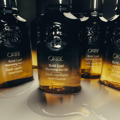 Oribe Gold Lust treatment packaging displaying product details clearly.