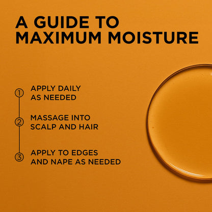 Non greasy scalp relief oil with tea tree and soybean oil components