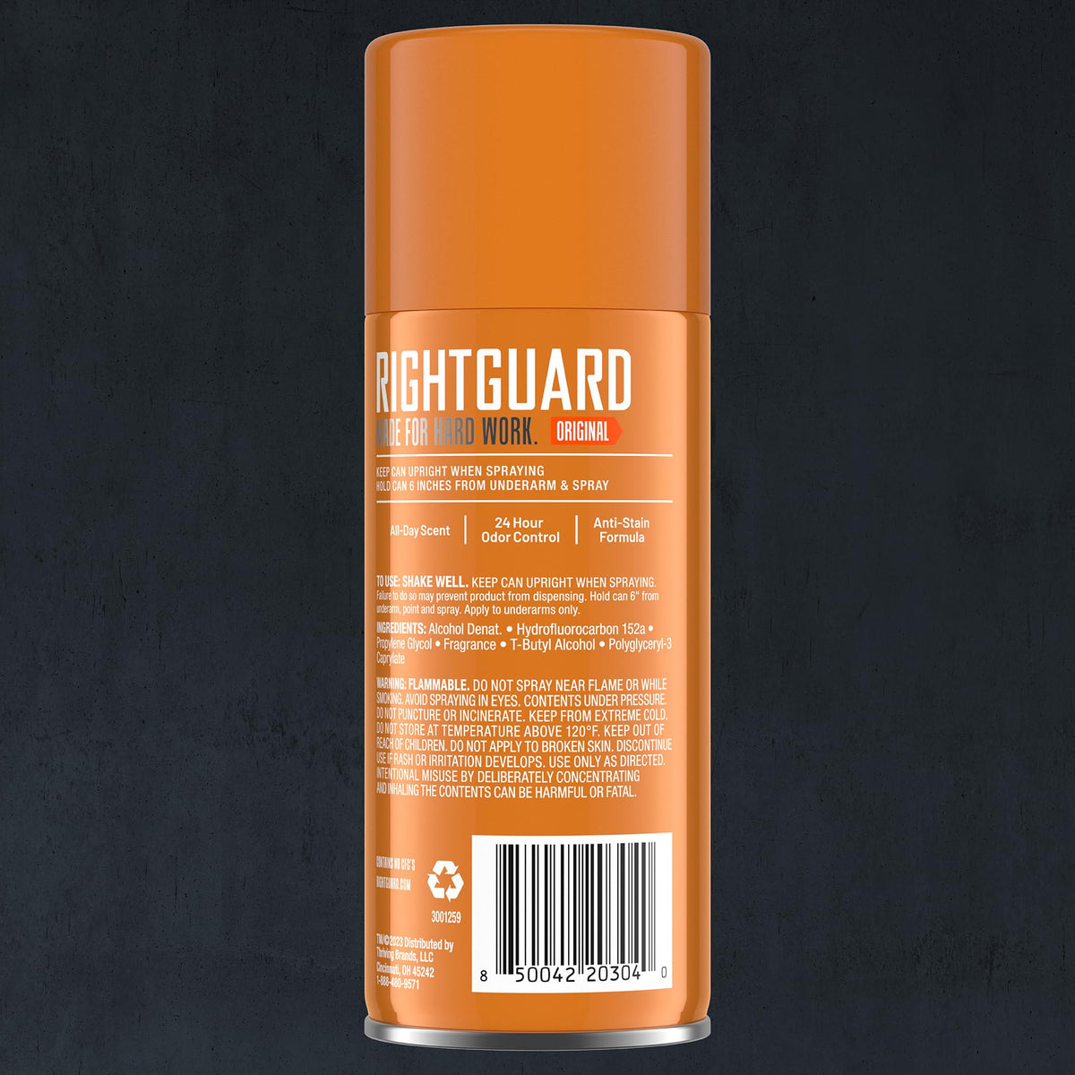 Right Guard Sport Original Deodorant Spray two pack cans