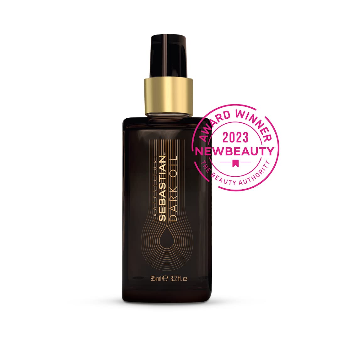 Sebastian Professional Dark Oil hair moisturizer bottle showcasing the luxurious design