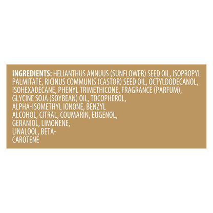 Tresemme hair treatment oil sandalwood and vanilla scent