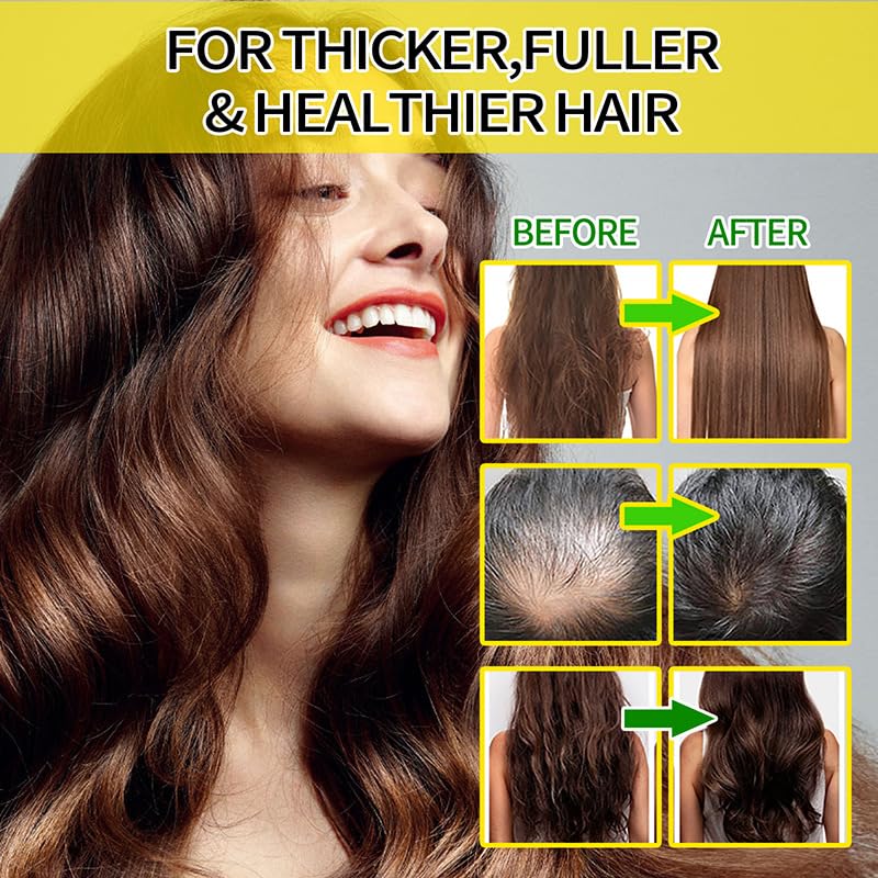 Close up of golden hair vitamin serum oil capsules for dry damaged hair.