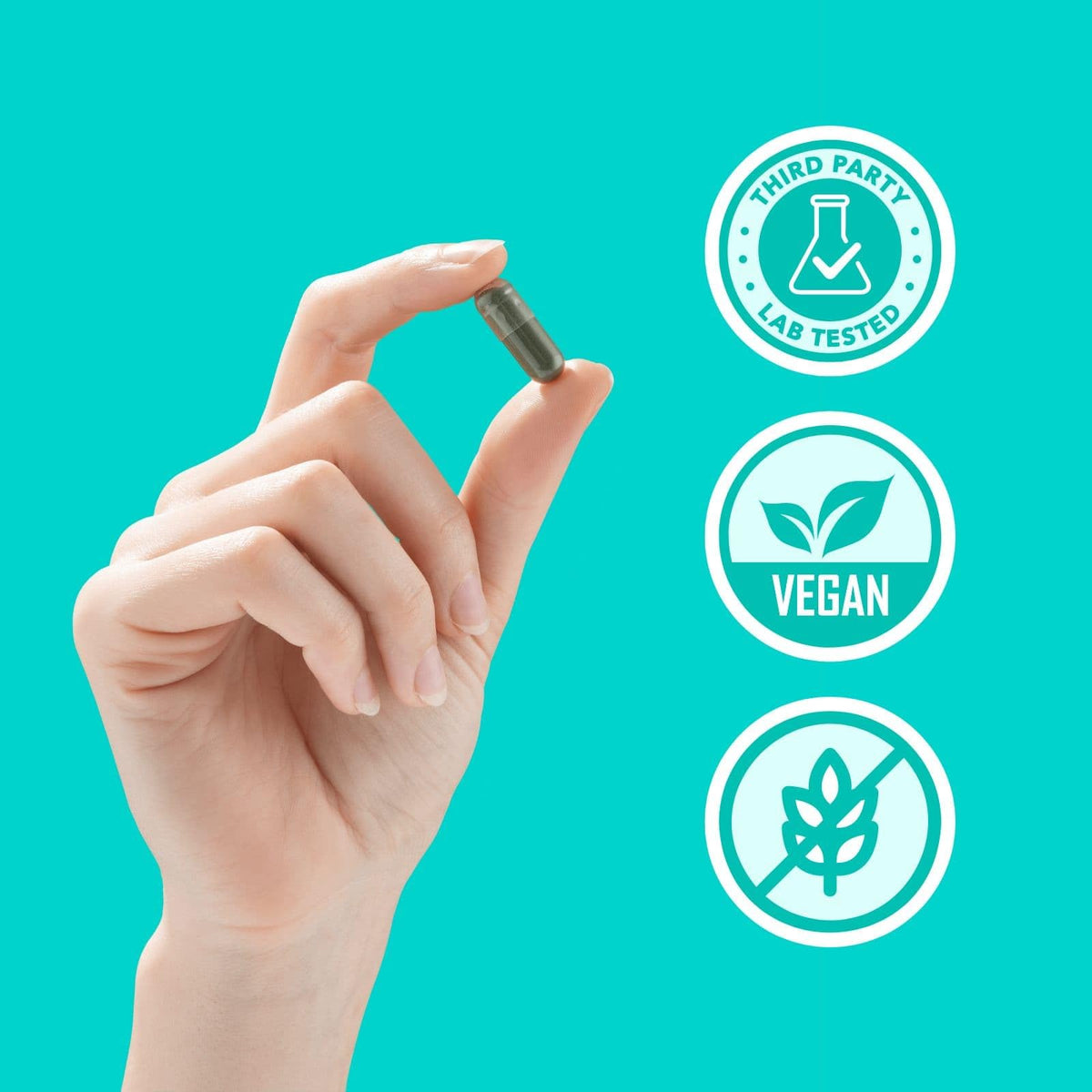DEOS detox and gut health capsules capsule close up