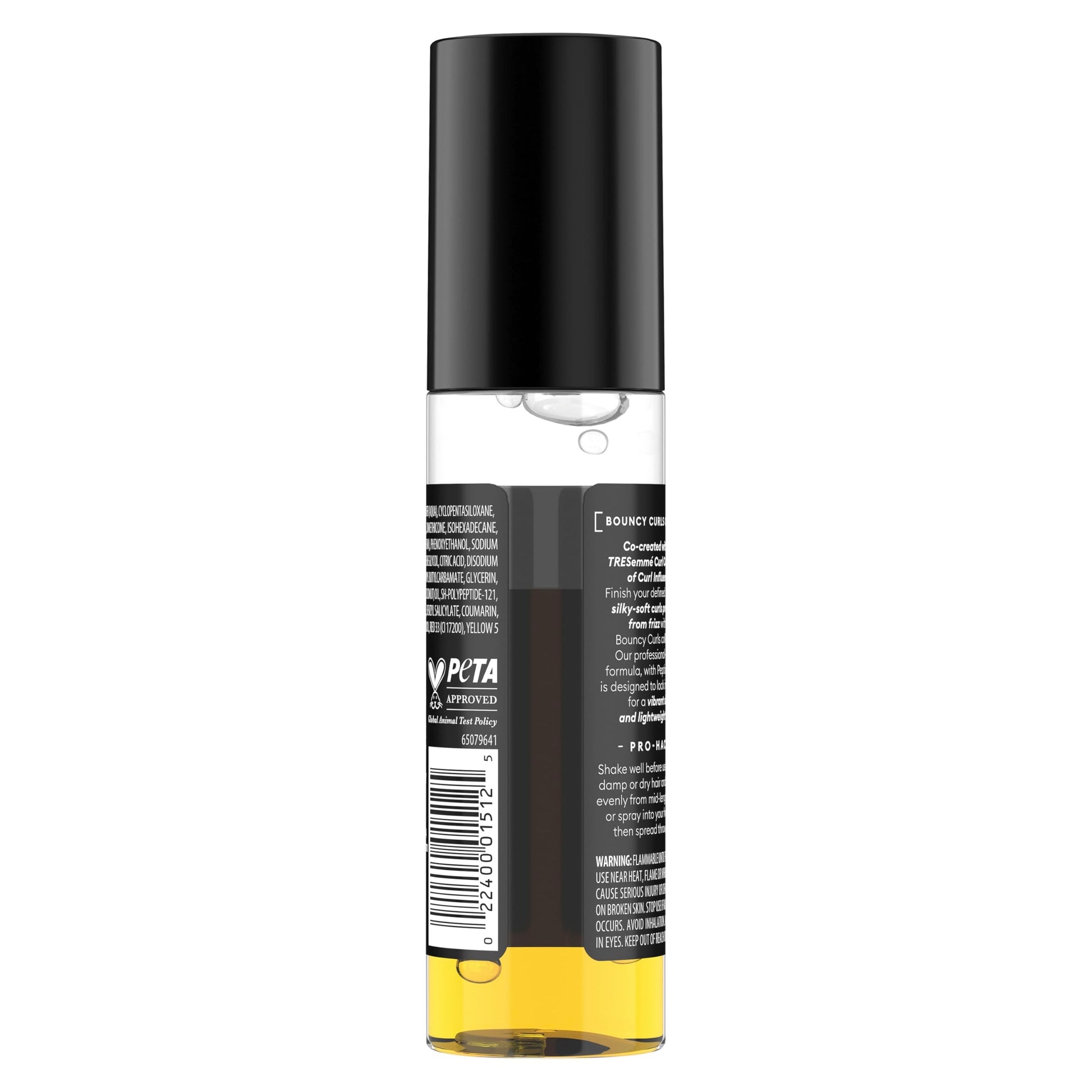Tresemme Biphase Oil Mist bottle showing dual-phase texture