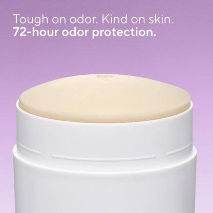 Back label of Native Lilac and White Tea deodorant showing ingredients