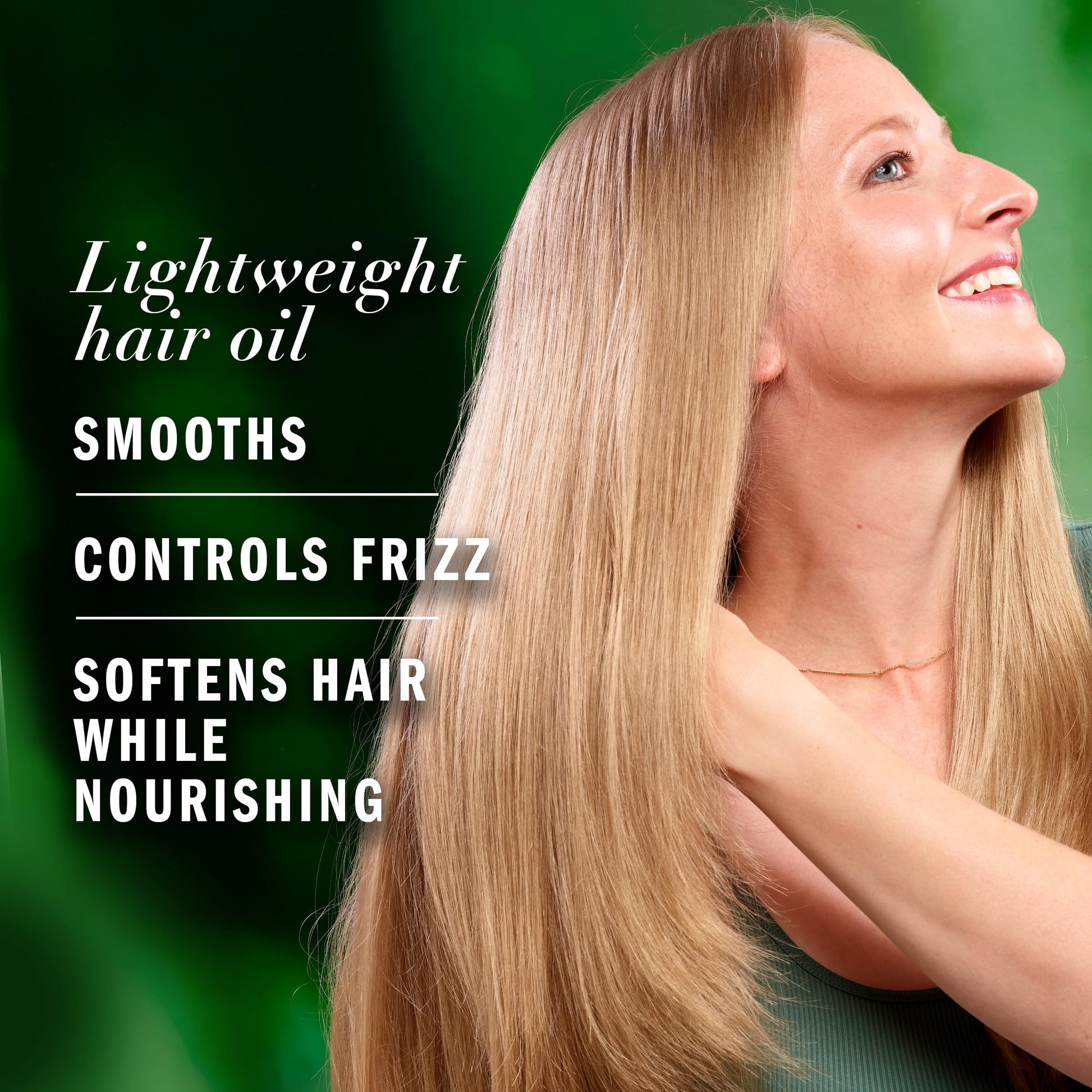 Lightweight hair oil for women with dry and damaged hair