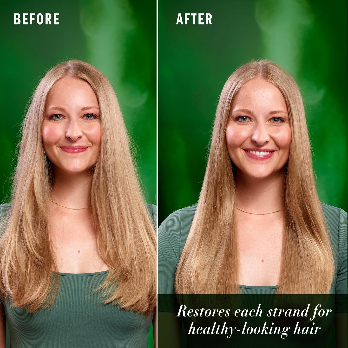 Herbal Essences certified pure plants lightweight hair formula label details