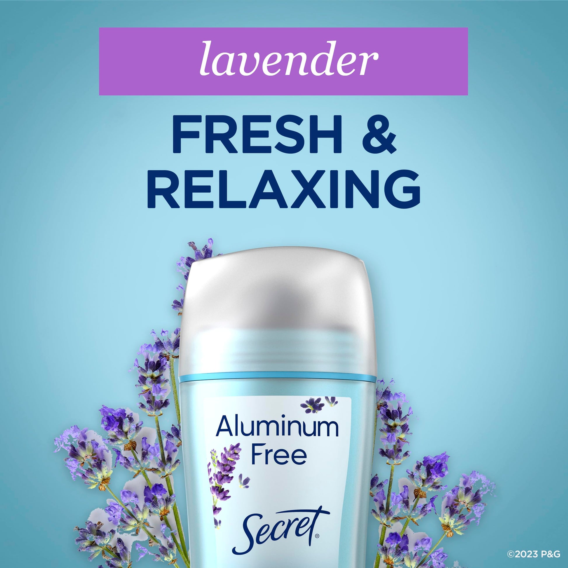 Secret daily underarm odor protection clear application dry stick for sensitive skin