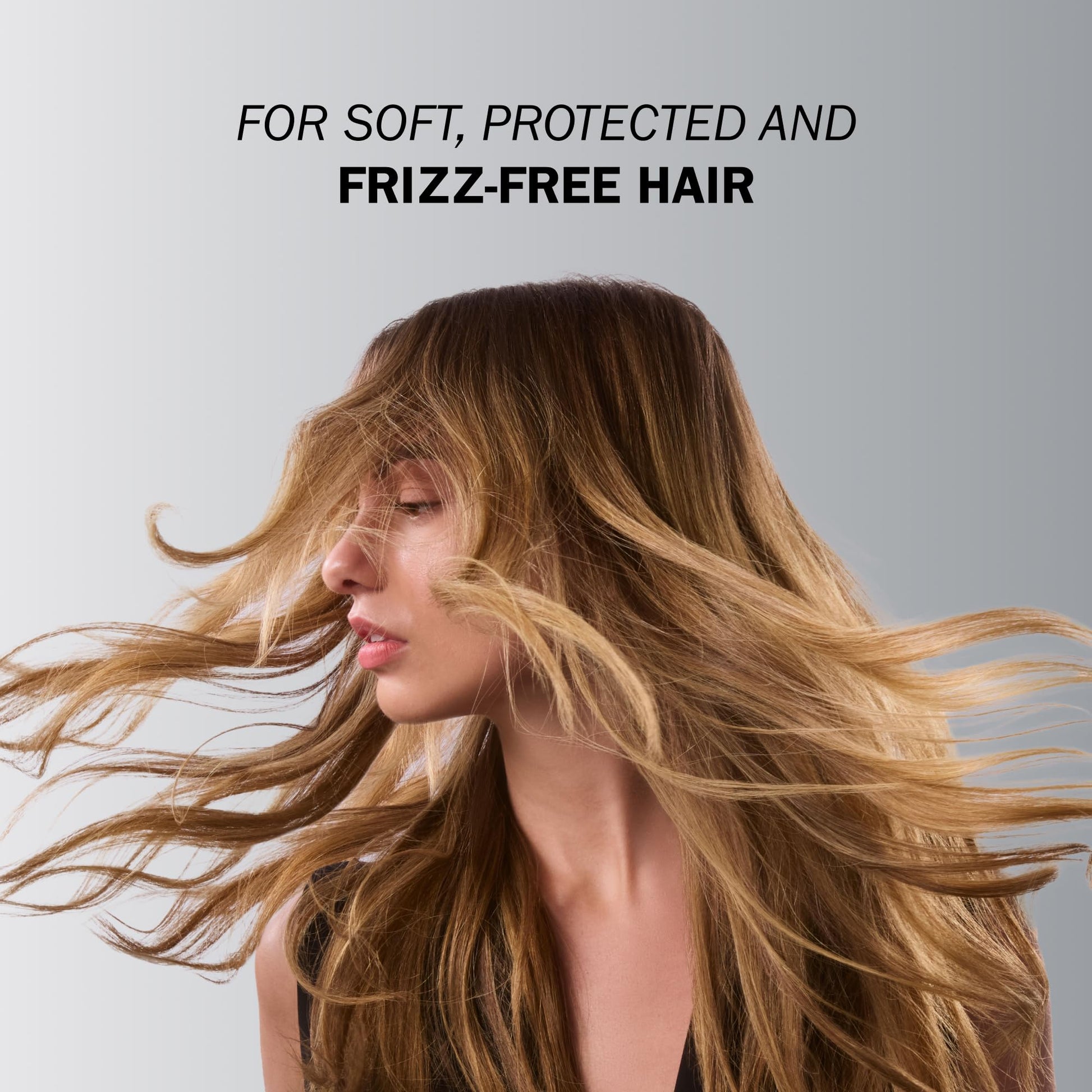 Premium split end repair oil by TRUSS displaying the formula texture and application top