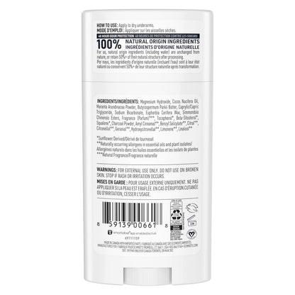 Schmidt's Charcoal and Magnesium natural origin deodorant sticks duo pack