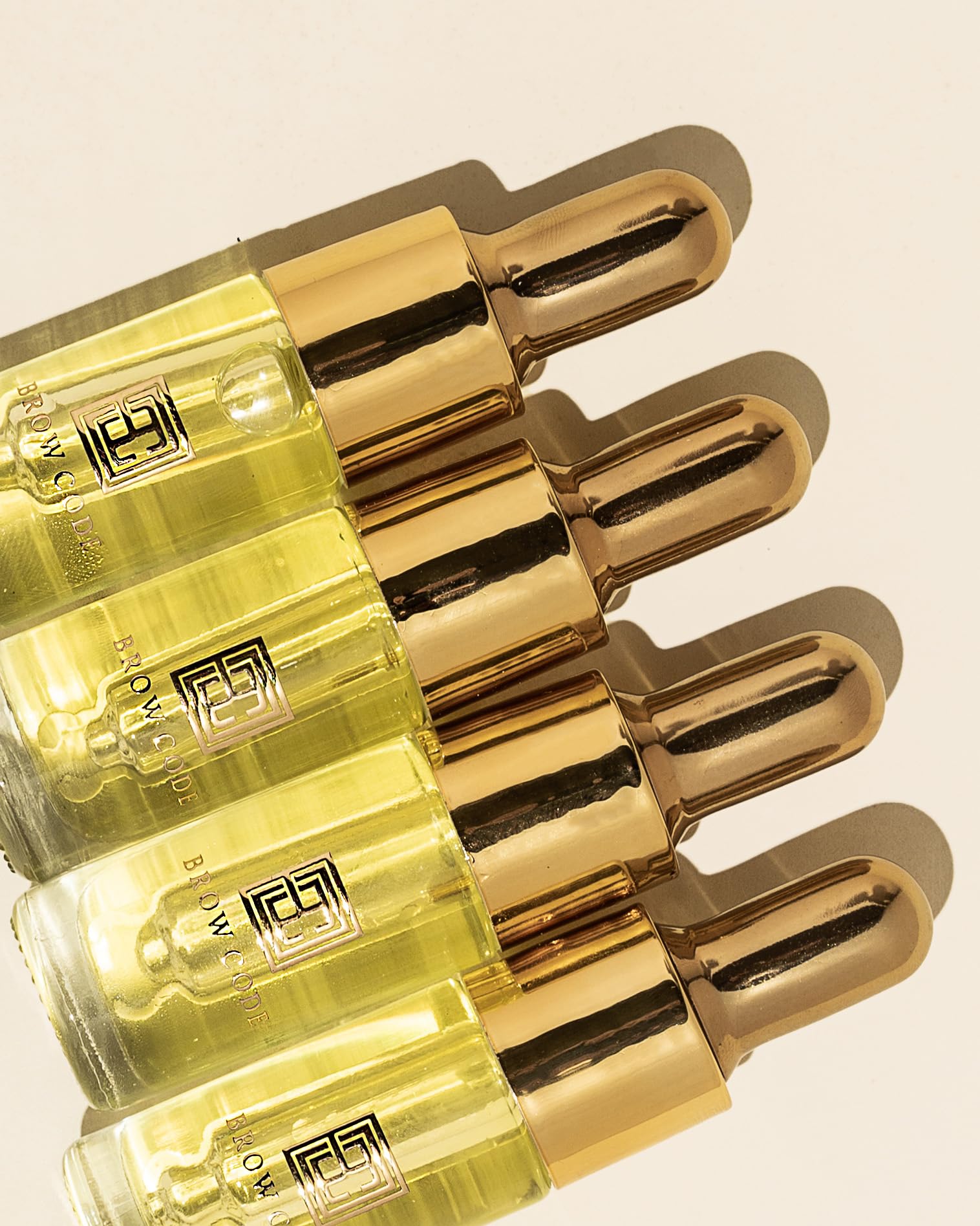 Authentic USA imported Brow Code eyebrow growth oil with five advanced botanicals
