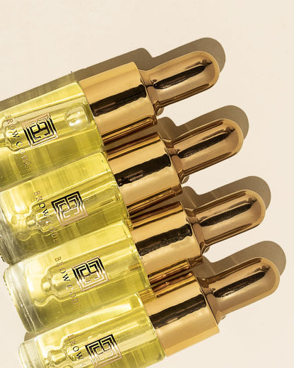 Authentic USA imported Brow Code eyebrow growth oil with five advanced botanicals