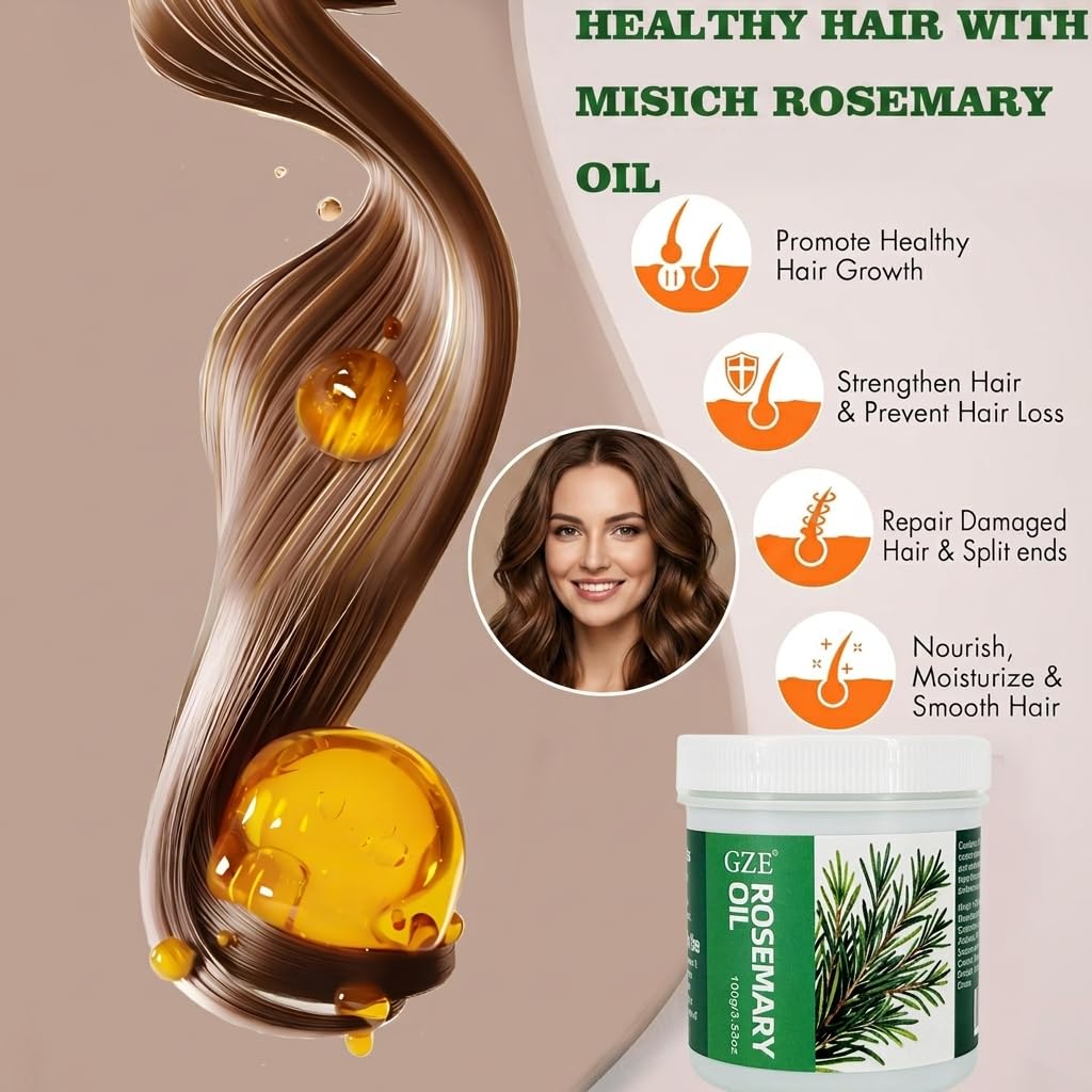 Texture shot of GZE cold pressed solid rosemary oil hair growth grease