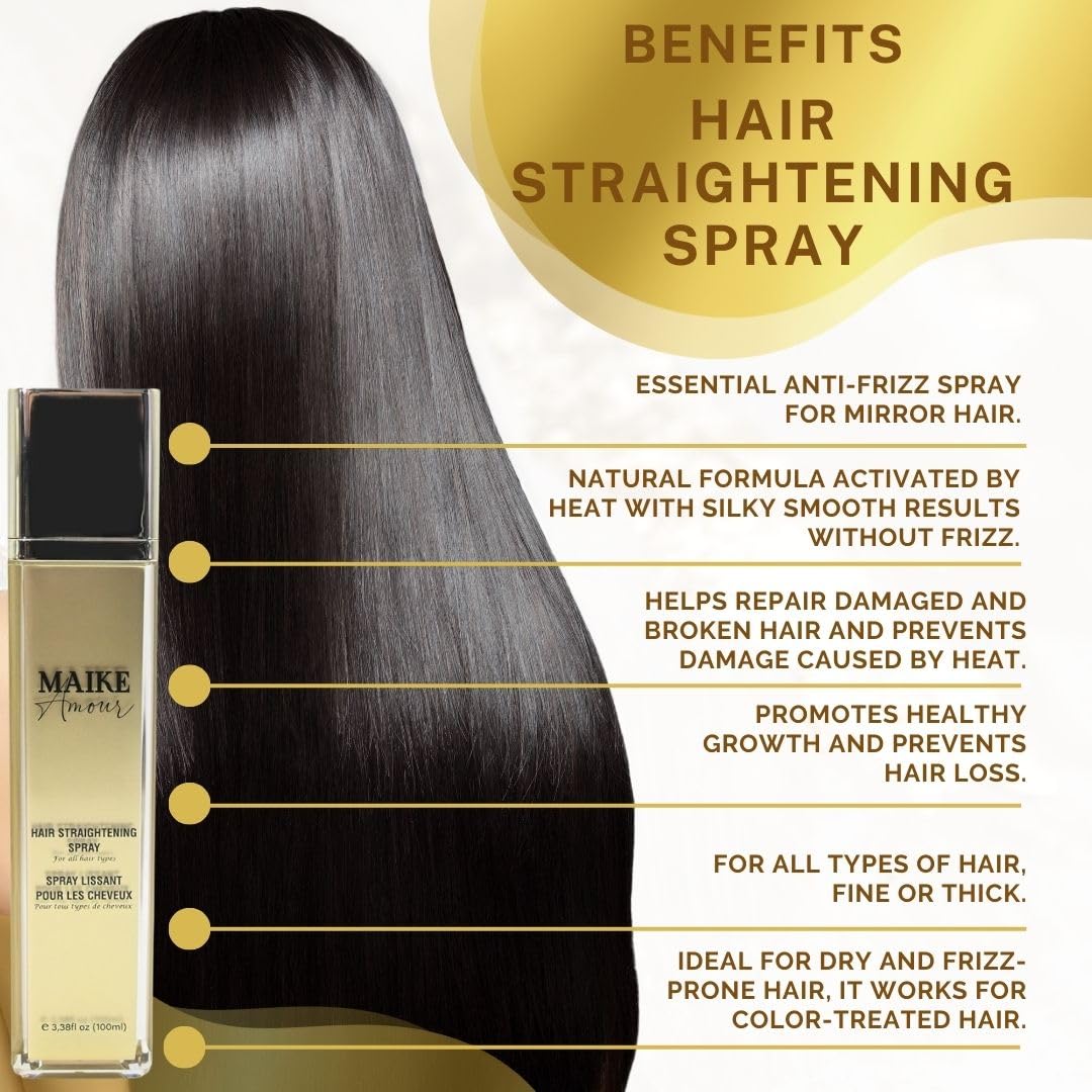 SHAEIO luxury hair perfume and shine mist next to professional salon styling tools