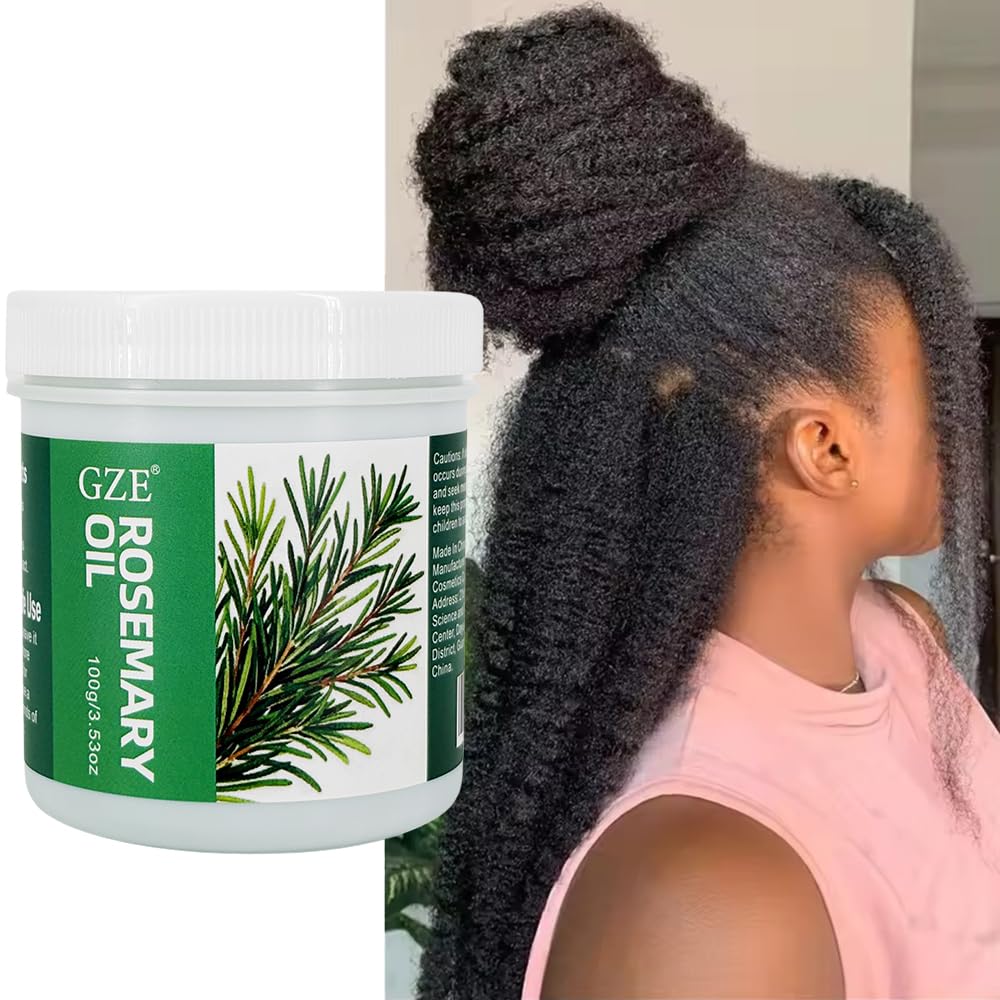 GZE pure rosemary oil treatment designed for hair loss reduction unisex packaging