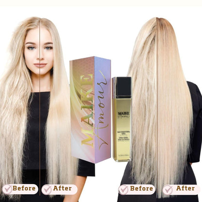 SHAEIO all in one styling spray showing the one hundred milliliter fluid volume label clearly