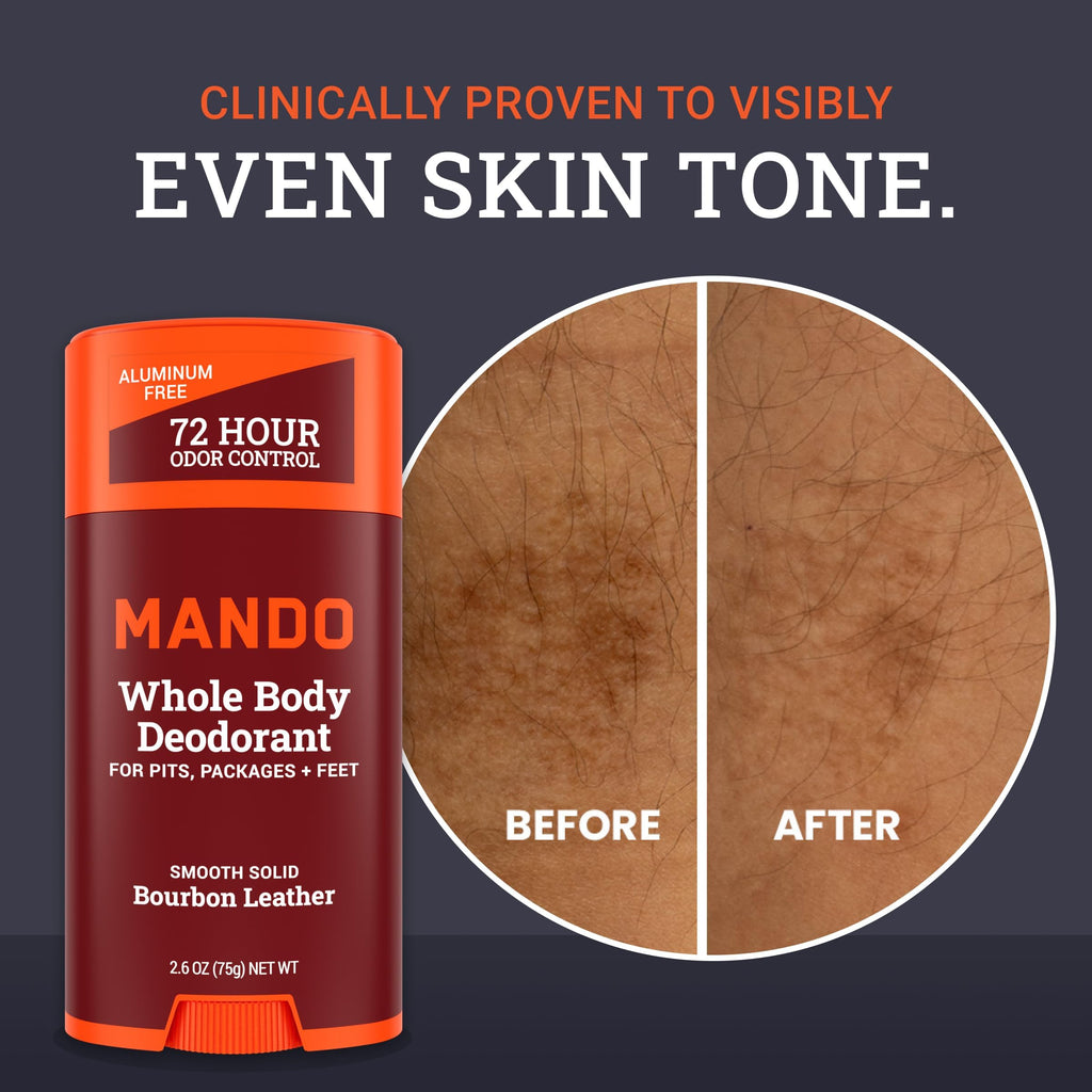 Mando whole body deodorant ingredient and usage details