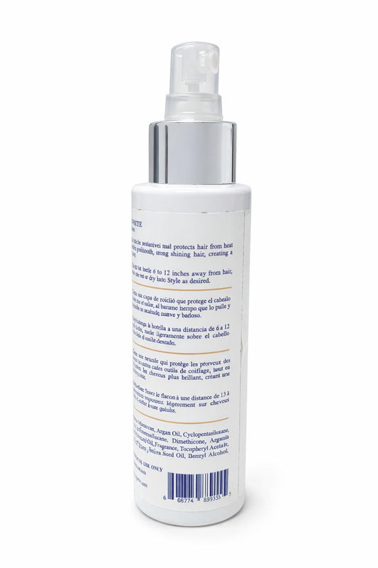 Authentic USA imported Peruvian White cuticle sealant and shine spray for professional thermal hair styling