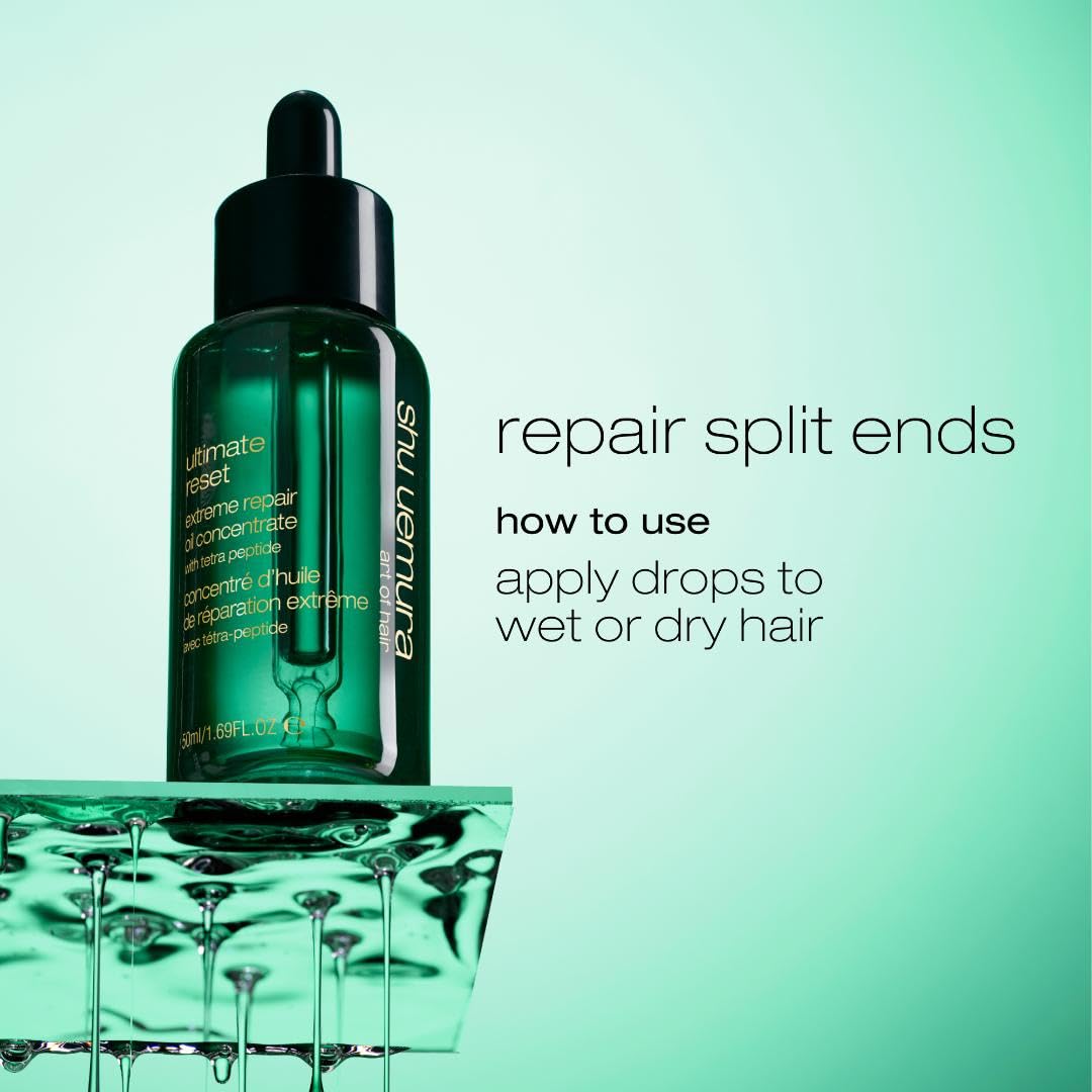 Authentic USA imported Shu Uemura Ultimate Reset oil for split ends packaging