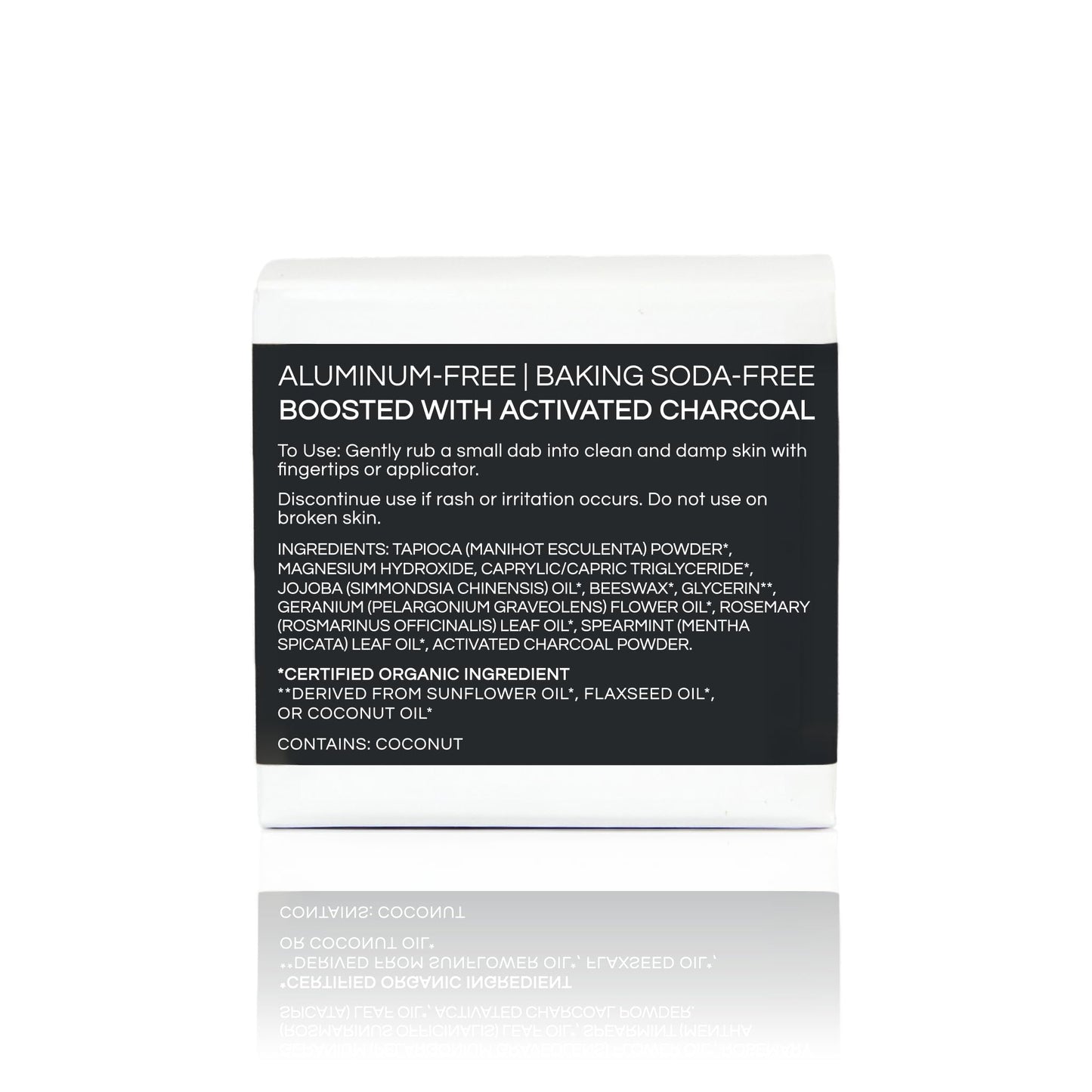 Little Seed Farm natural aluminum free deodorant paste texture inside open jar