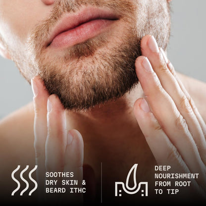 Authentic imported men beard softening oil container