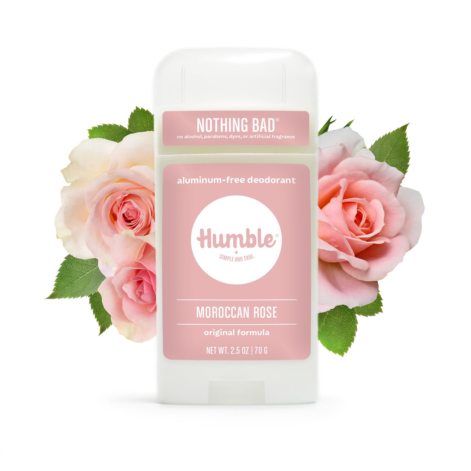 Premium rose scented aluminum free deodorant for long lasting freshness