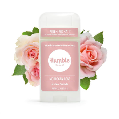 Premium rose scented aluminum free deodorant for long lasting freshness