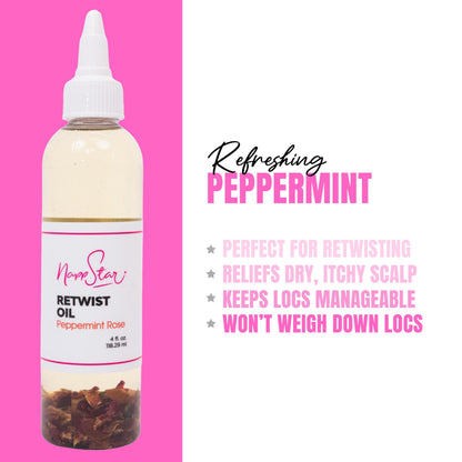 NappStar aromatic hair care oil bottle showcasing the product label and ingredients list.