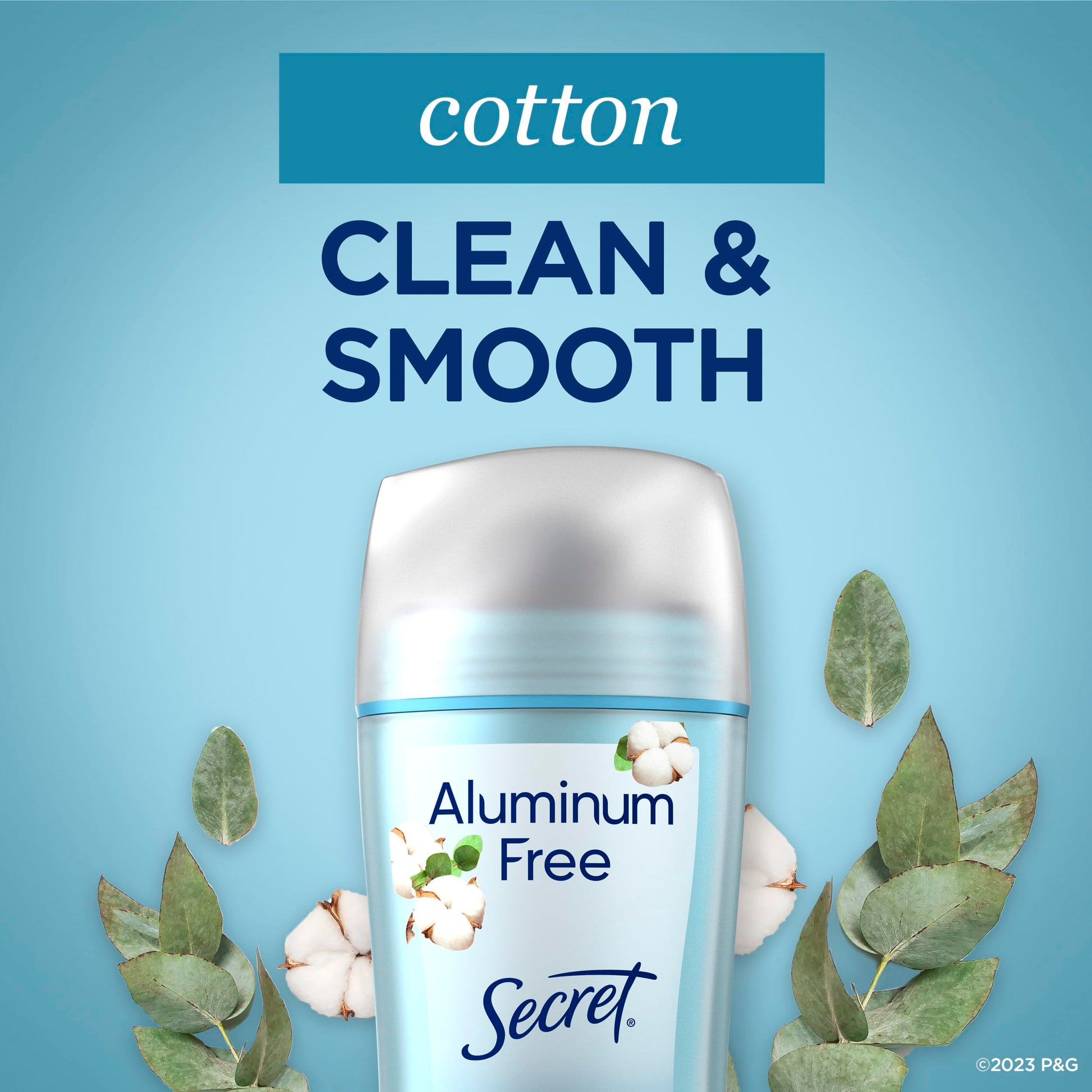 Secret aluminum free daily freshness underarm deodorant stick